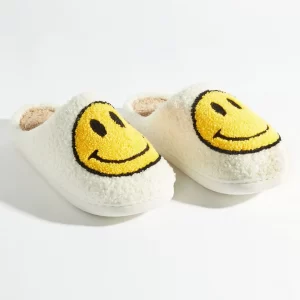 Original Yellow Smiley Slippers