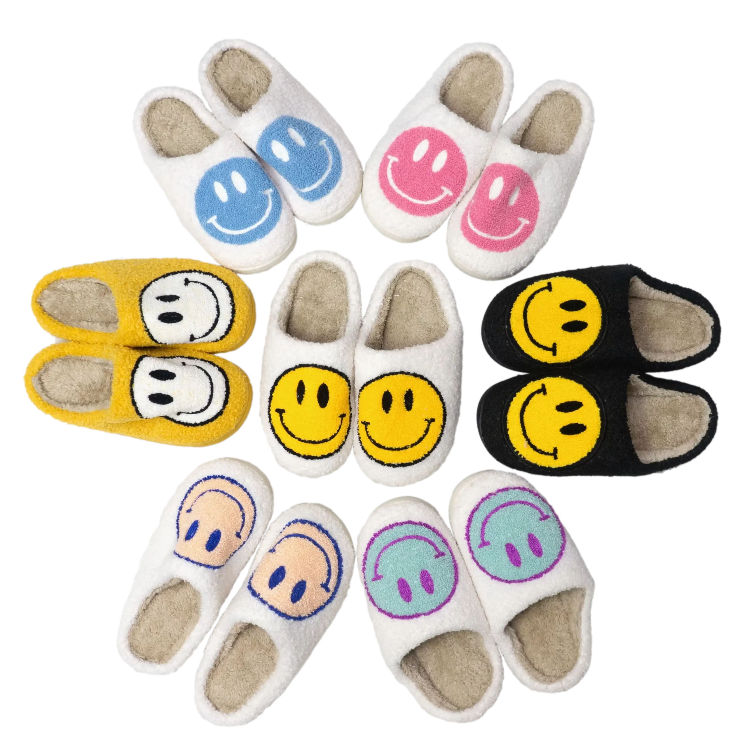 Pantoufles Smiley® x Pretty Simple Smiley (SOLDE À 70 % DE RABAIS !) en  vente B2B pour votre magasin – Faire France