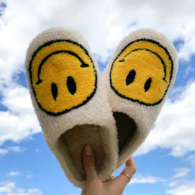 Smiley face slipper review