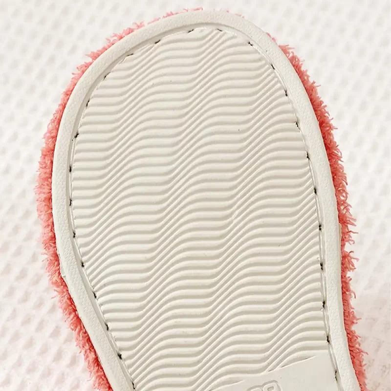 Osmanthus Velvet Smiley Slippers for Women-Detail