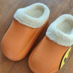 Children's Cotton Waterproof Smiley Slippers photo review
