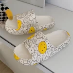 Cloud Beach Slide with Smiley Face -One strap