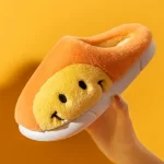 Non-slip Home Smiley Face Slippers-Orange