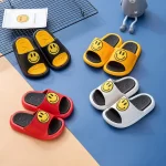 Summer Smiley Face Sandals for Children-Yellow