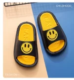 Summer Smiley Face Sandals for Children-Black