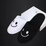 Smiley Face Slippers Disposable Slippers