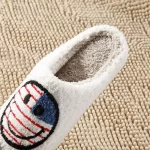 Smiley Face Slippers Flag of the United States