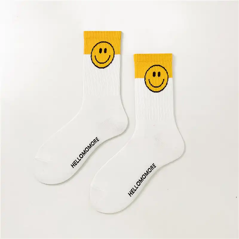 Smiley Face Socks - Color matching