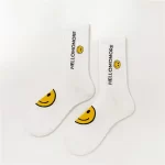 Smiley Face Socks - Vertical